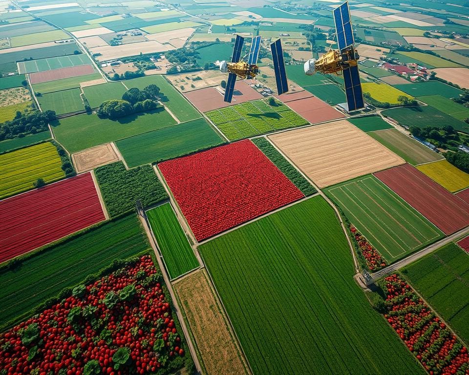 Erdbeobachtungssatelliten in der Landwirtschaft