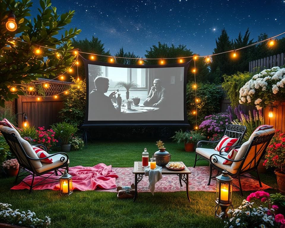 Freiluftkino im Garten: Tipps für unvergessliche Filmabende