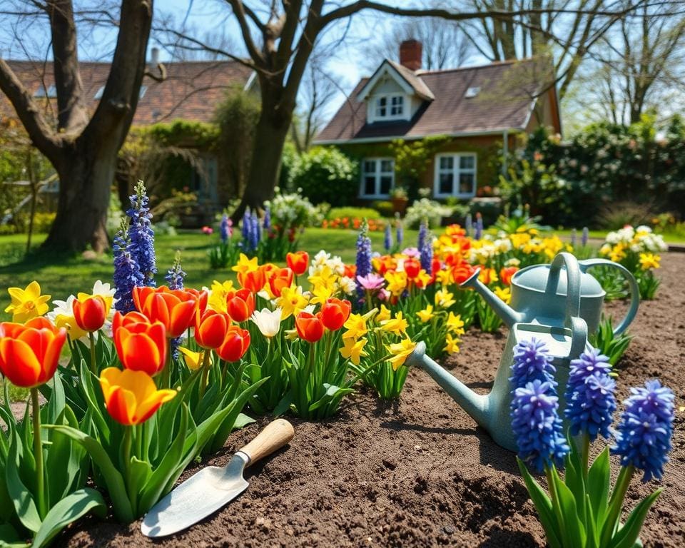 Frühlingsblumen pflanzen