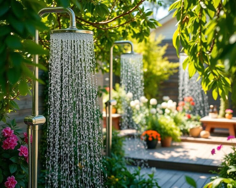 Gartenduschen: Erfrischung unter freiem Himmel