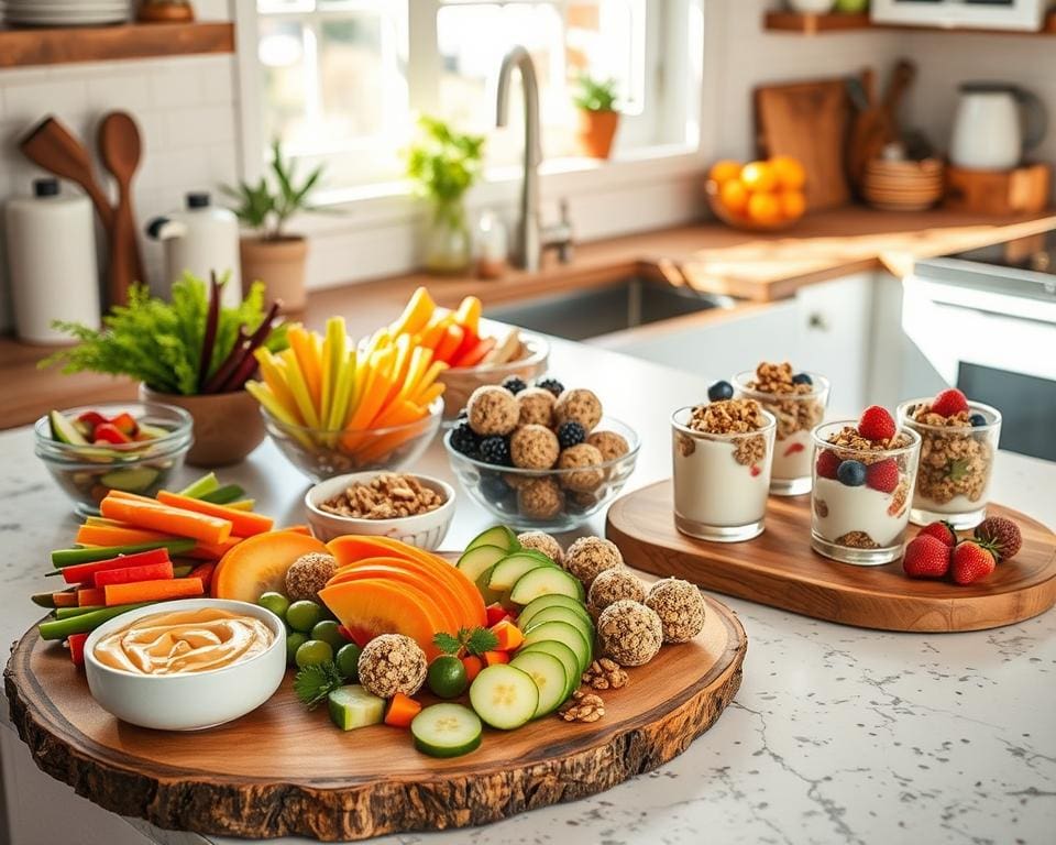 Gesunde Snacks für zwischendurch selbst gemacht