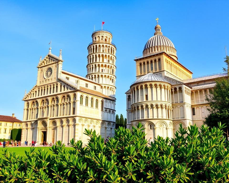 Historische Monumente in Pisa, Italien