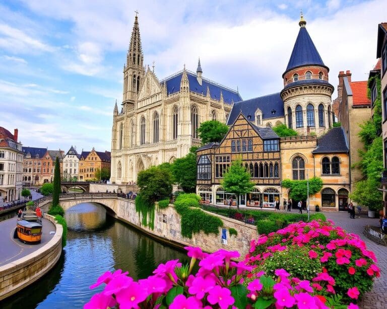 Kulturelle Schätze in Gent, Belgien