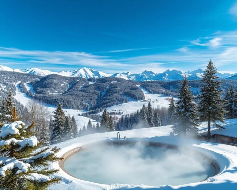 Leukerbad: Skifahren und Thermalbäder kombinieren