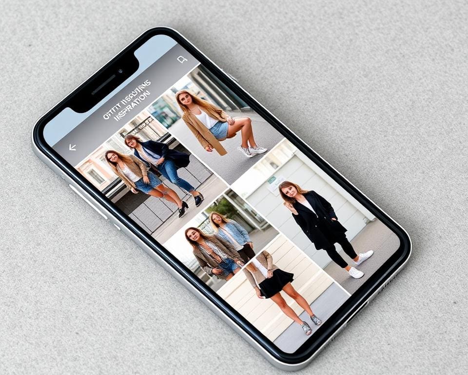 Mode-App für Outfit-Inspiration