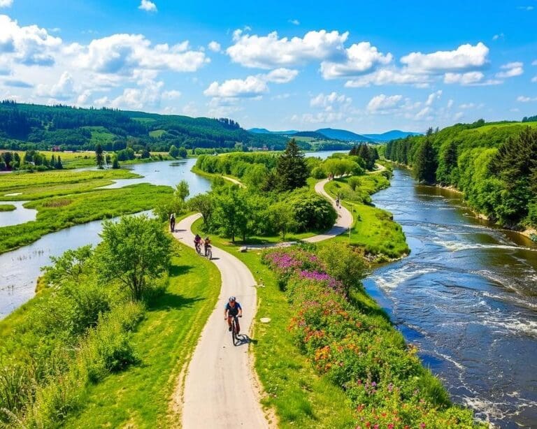 Radurlaub: Die schönsten Strecken entlang von Flüssen