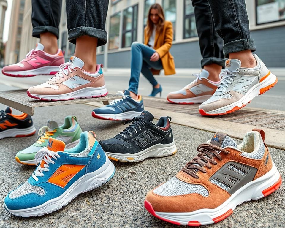 Sneaker-Trends Farben und Materialien