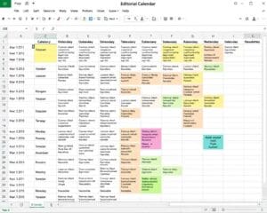 So erstellst du einen perfekten Redaktionsplan in Excel
