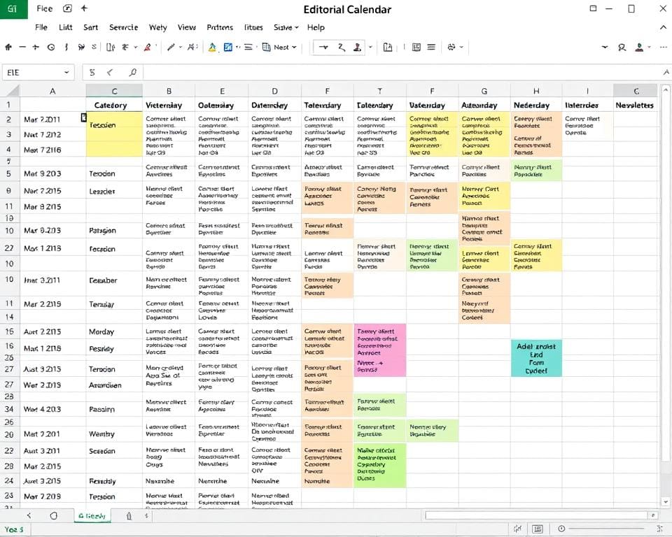 So erstellst du einen perfekten Redaktionsplan in Excel