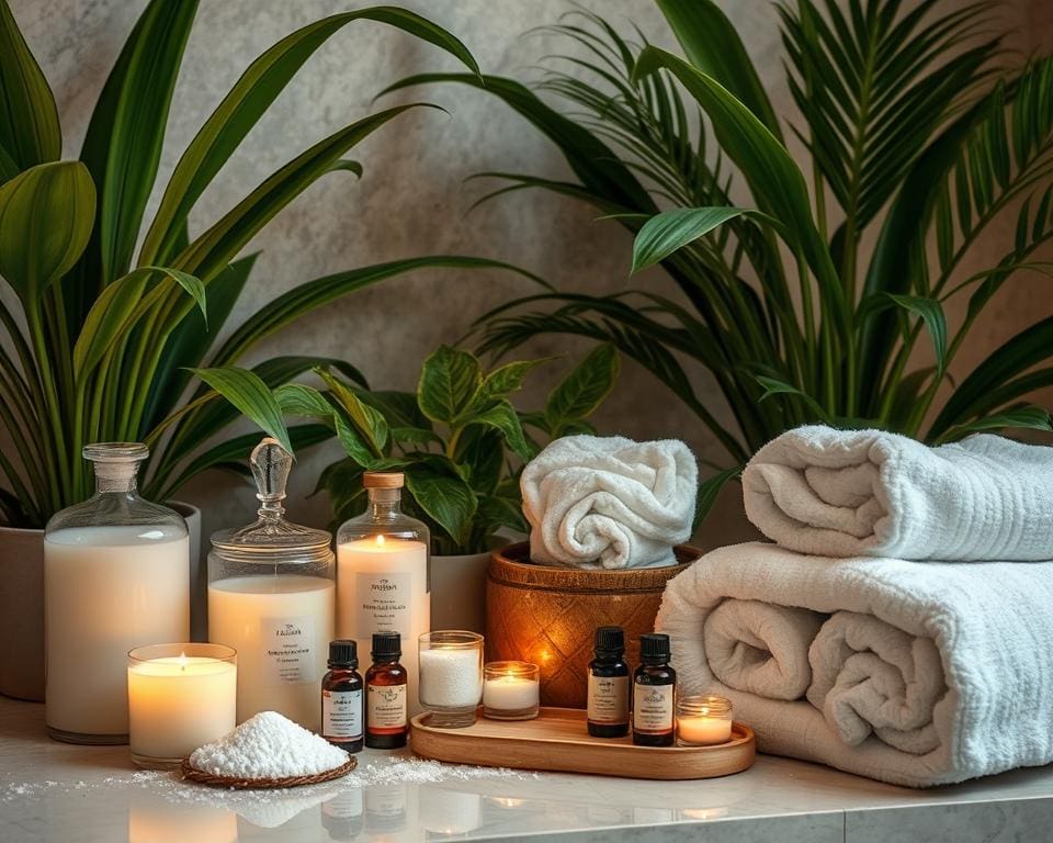 Spa-Produkte für eine Wohlfühloase