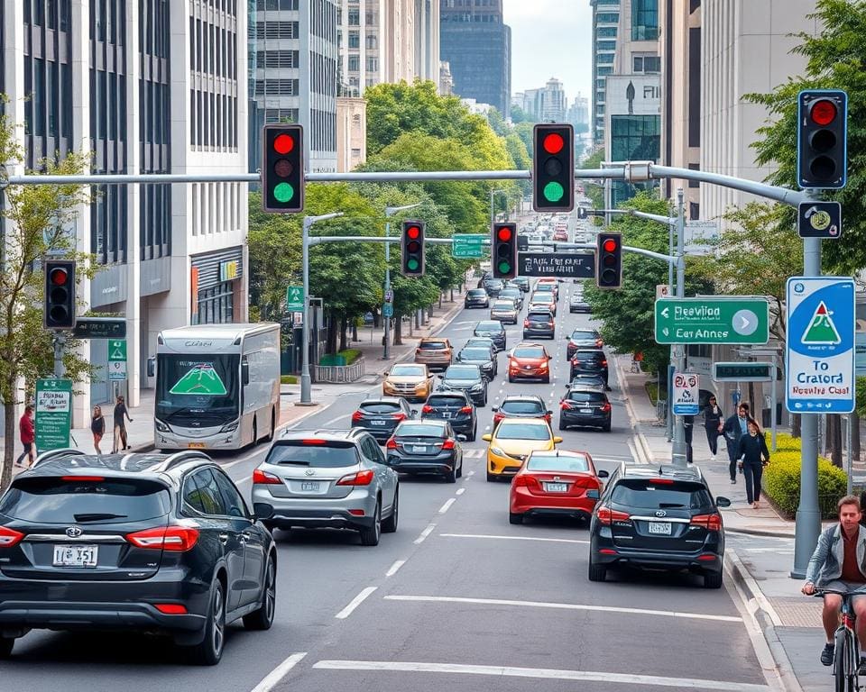 Stauvermeidung durch smarte Verkehrslösungen