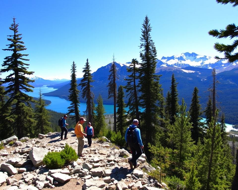 Wandern in den Rocky Mountains