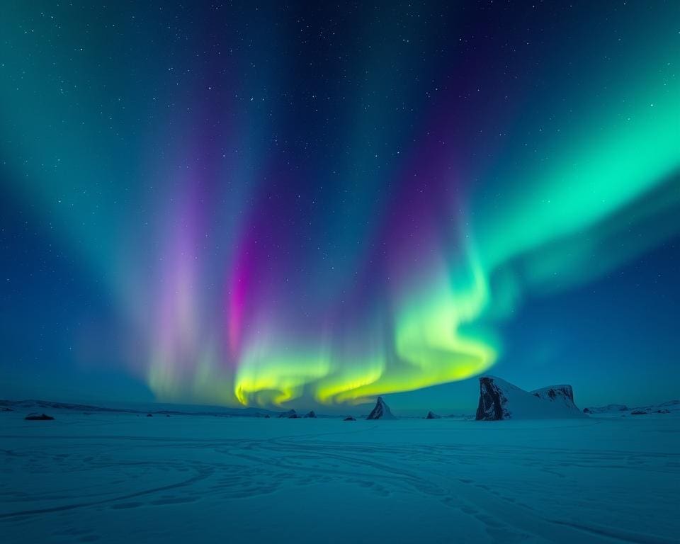 Warum sind Polarlichter nur an den Polen sichtbar?