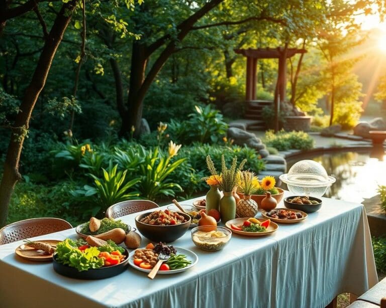 Wellness-Retreats mit veganen Speiseangeboten