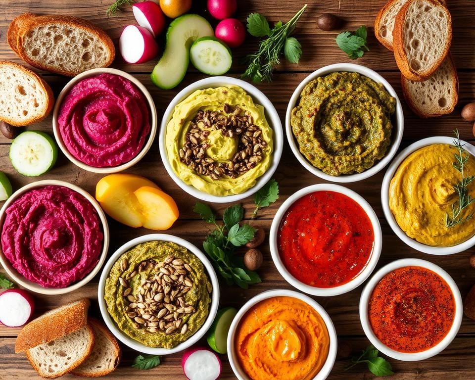 vegane Brotaufstriche