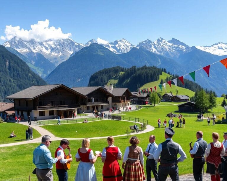 Alpenpanorama und Kultur in Innsbruck, Österreich