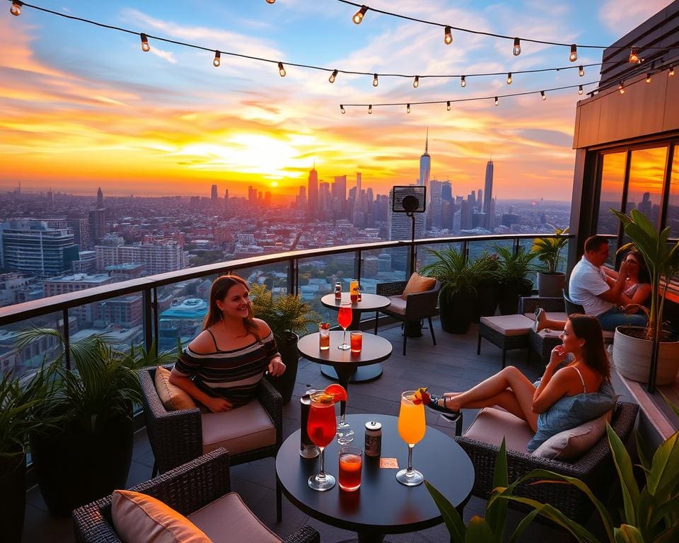 Beliebte Rooftop Locations für Drinks bei Sonnenuntergang