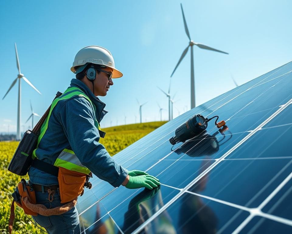 Elektrotechniker für erneuerbare Energien: Saubere Zukunft schaffen