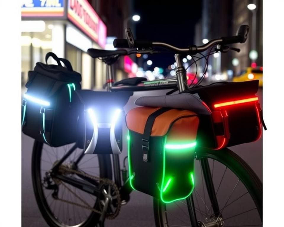 Fahrradaufbewahrung mit Licht