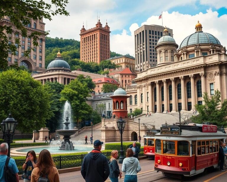 Historische Schätze in Pittsburgh, Pennsylvania