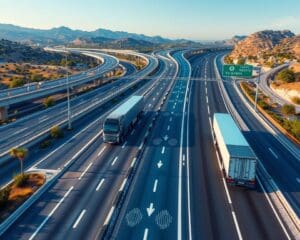 Intelligente Lkw-Autobahnen: Technik für den Schwerverkehr
