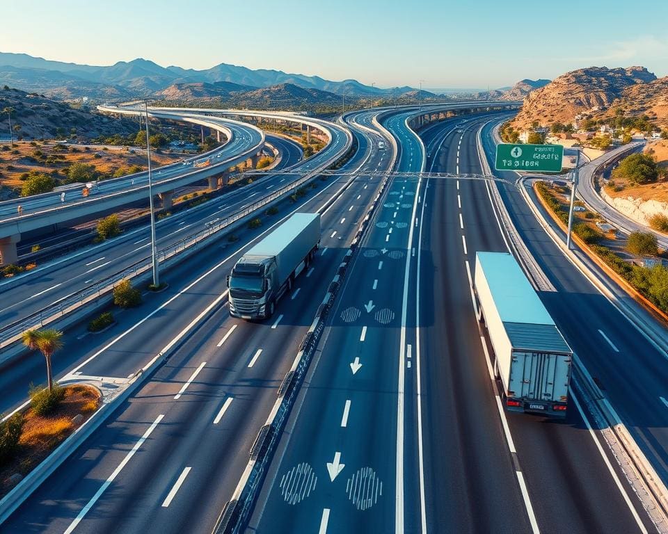 Intelligente Lkw-Autobahnen: Technik für den Schwerverkehr