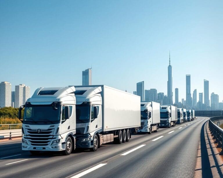 Intelligente Lkw-Flotten: Vernetzung und Effizienz