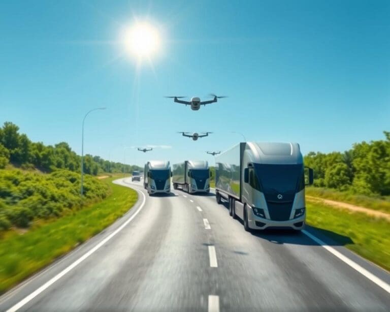 KI-gesteuerte Lkw-Konvois: Effizienz im Güterverkehr