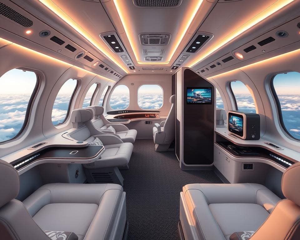 Kabinenkomfort in Zukunftsflugzeugen