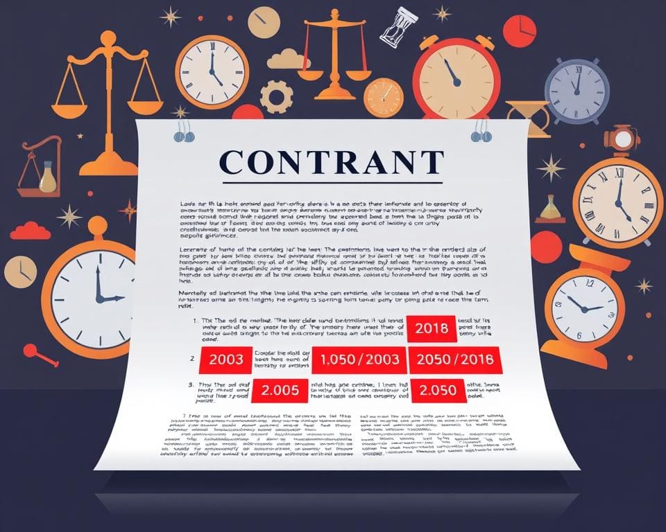 Kündigungsfristen im Vertragsrecht