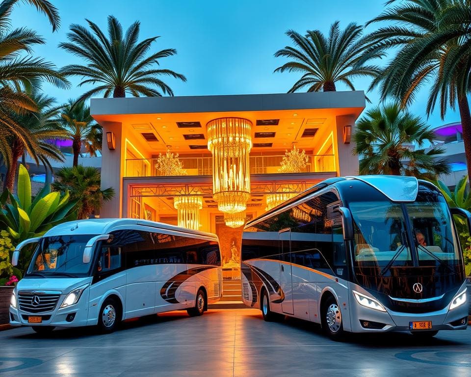 Luxusreisebusse für Veranstaltungen