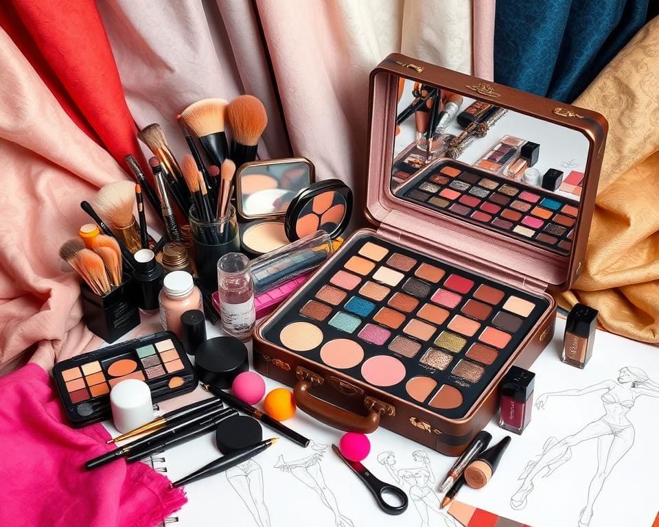 Materialien und Werkzeuge eines Make-up-Designers