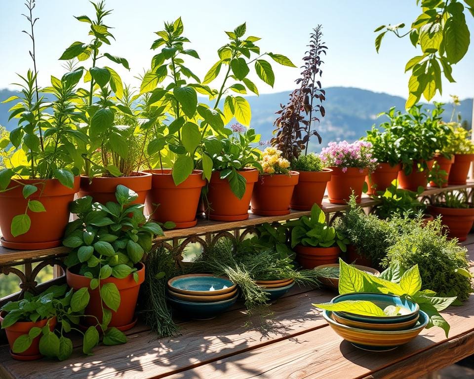 Mediterrane Kräuter auf dem Balkon: Frische Aromen genießen