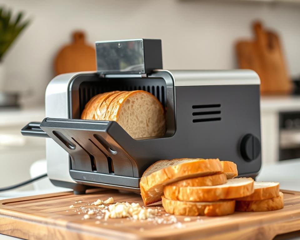 Präzision beim Brot schneiden