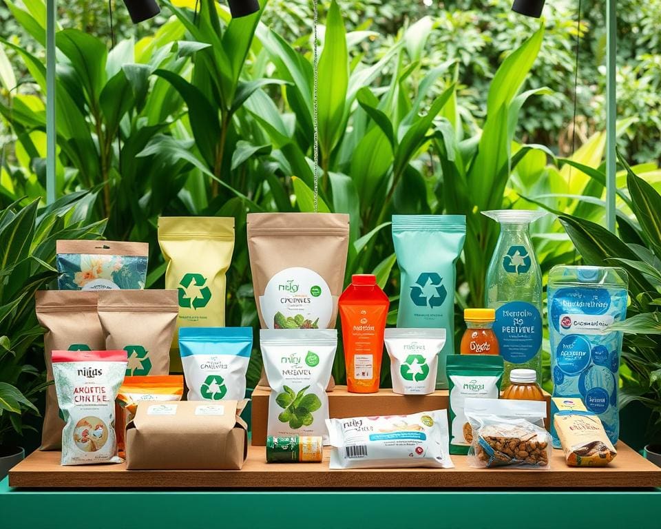 Recycelbare Materialien in der Verpackungsindustrie