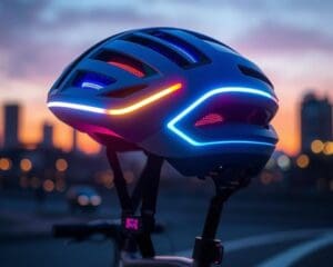 Smarte Fahrradhelme mit LED-Lichtern: Mehr Sicherheit