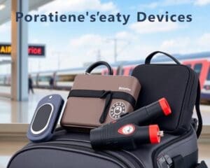Tragbare Sicherheitsgeräte: Schutz auf Reisen