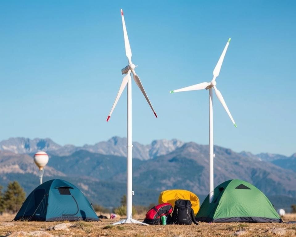 Tragbare Windkraftanlagen: Energie für Outdoor-Abenteuer