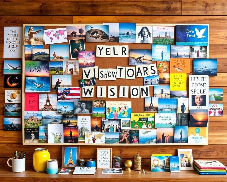 Vision Boards für Zielsetzung