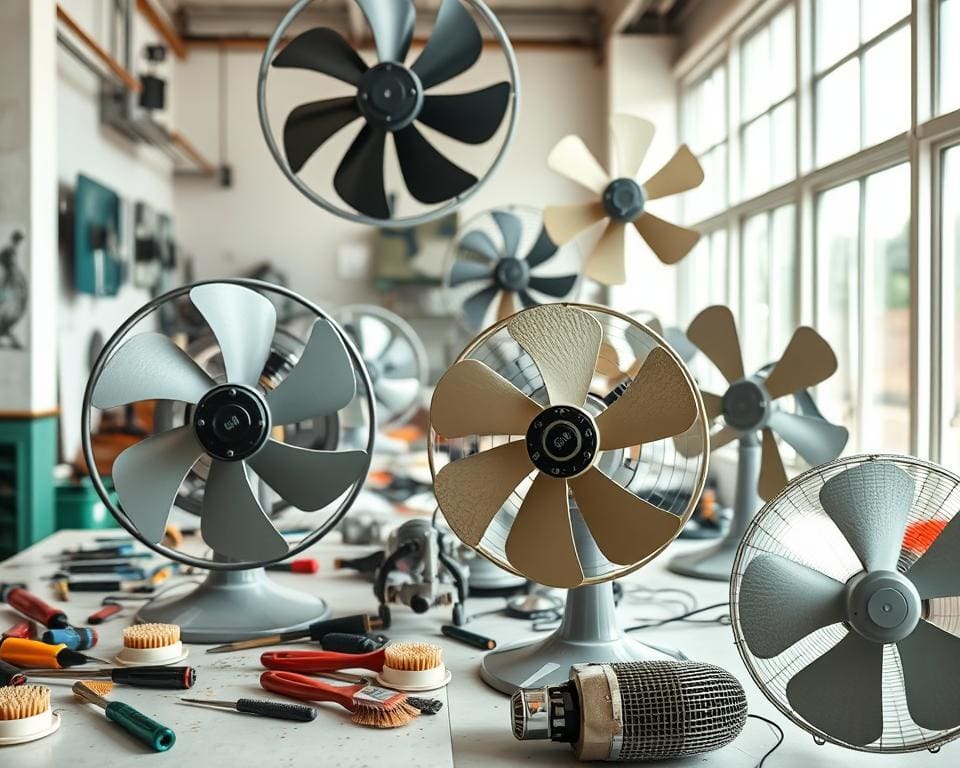 Wartung elektrischer Ventilatoren für lange Lebensdauer