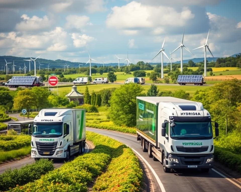 Wasserstoff-Nutzfahrzeuge für nachhaltigen Transport