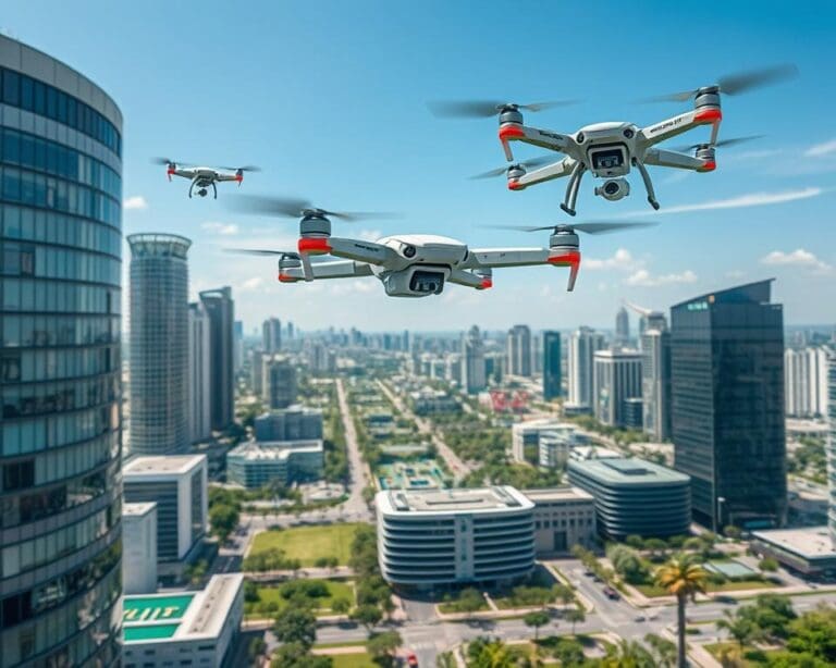 Welche Technologien optimieren autonome Lieferdrohnen?