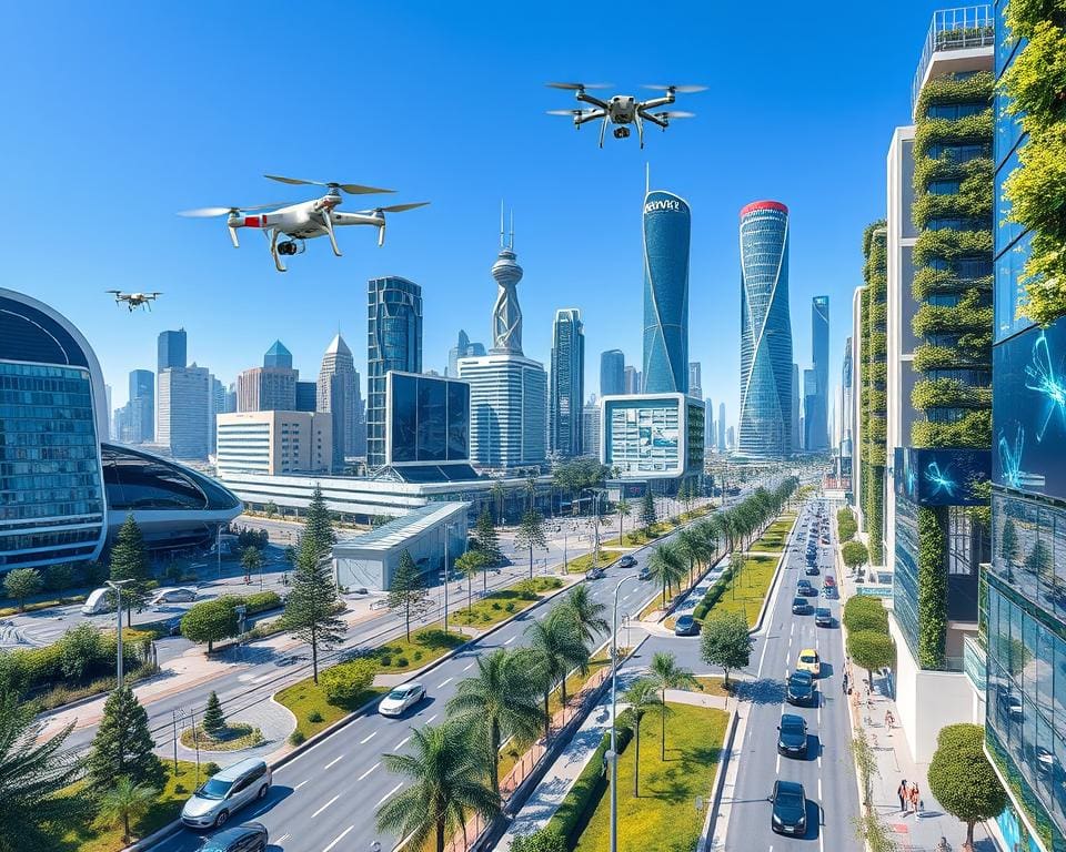 Welche Technologien treiben die Entwicklung smarter Städte?