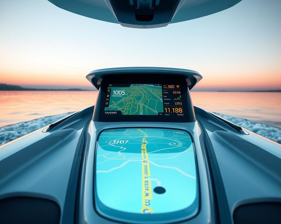 moderne GPS-Systeme für Boote