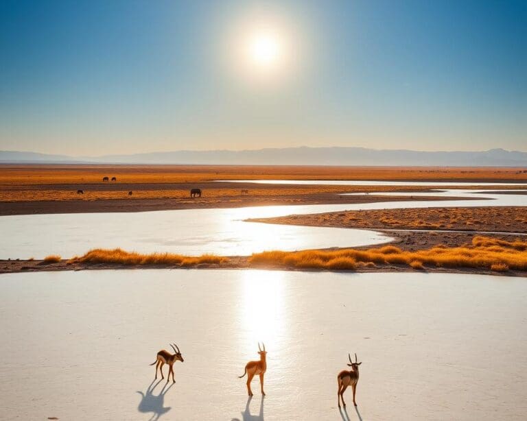 Etosha: Das große weiße Gebiet voller wilder Tiere