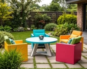 Outdoor-Möbel-Sets aus recyceltem Material für Nachhaltigkeit