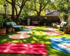 Outdoor-Teppiche aus recyceltem Material für Nachhaltigkeit