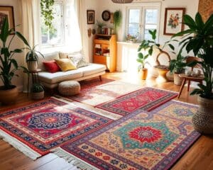 Teppiche im Boho-Design für ein lebendiges Zuhause