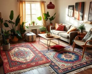 Teppiche im Boho-Stil für inspirierende Wohnbereiche