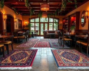 Teppiche im Ethno-Design für einladende Essbereiche